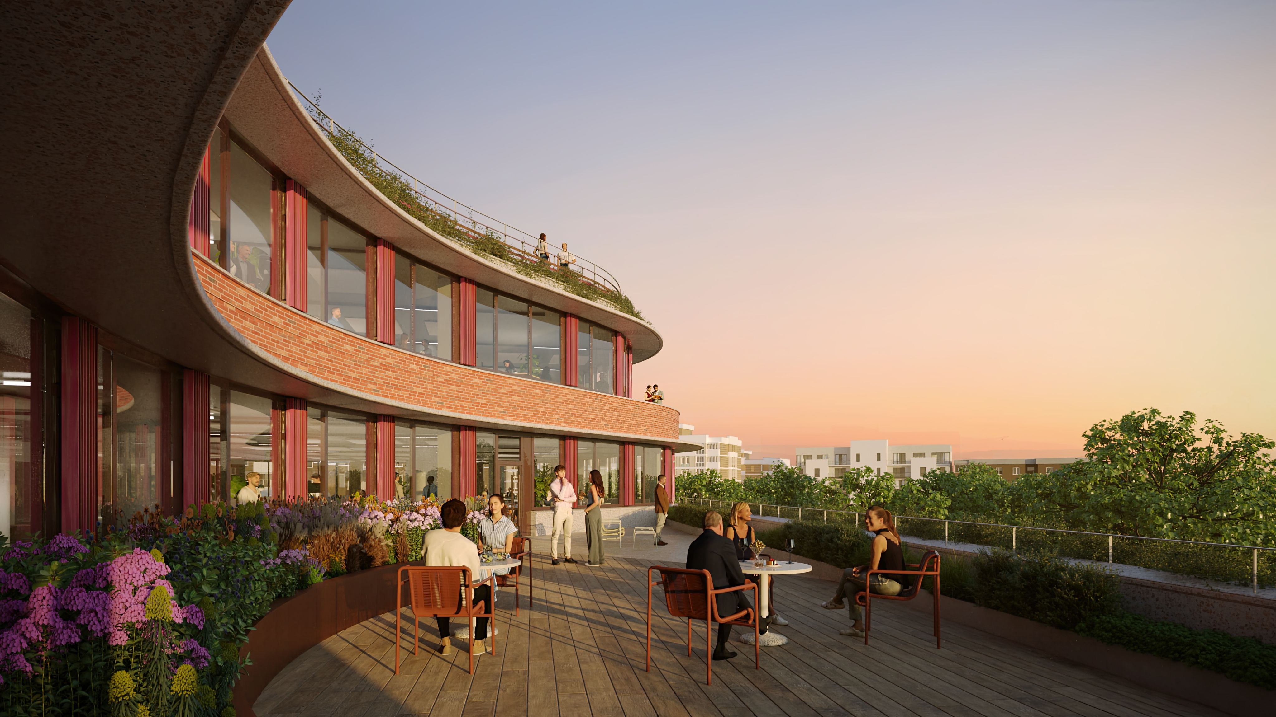 Beautifully cultivated outdoor space